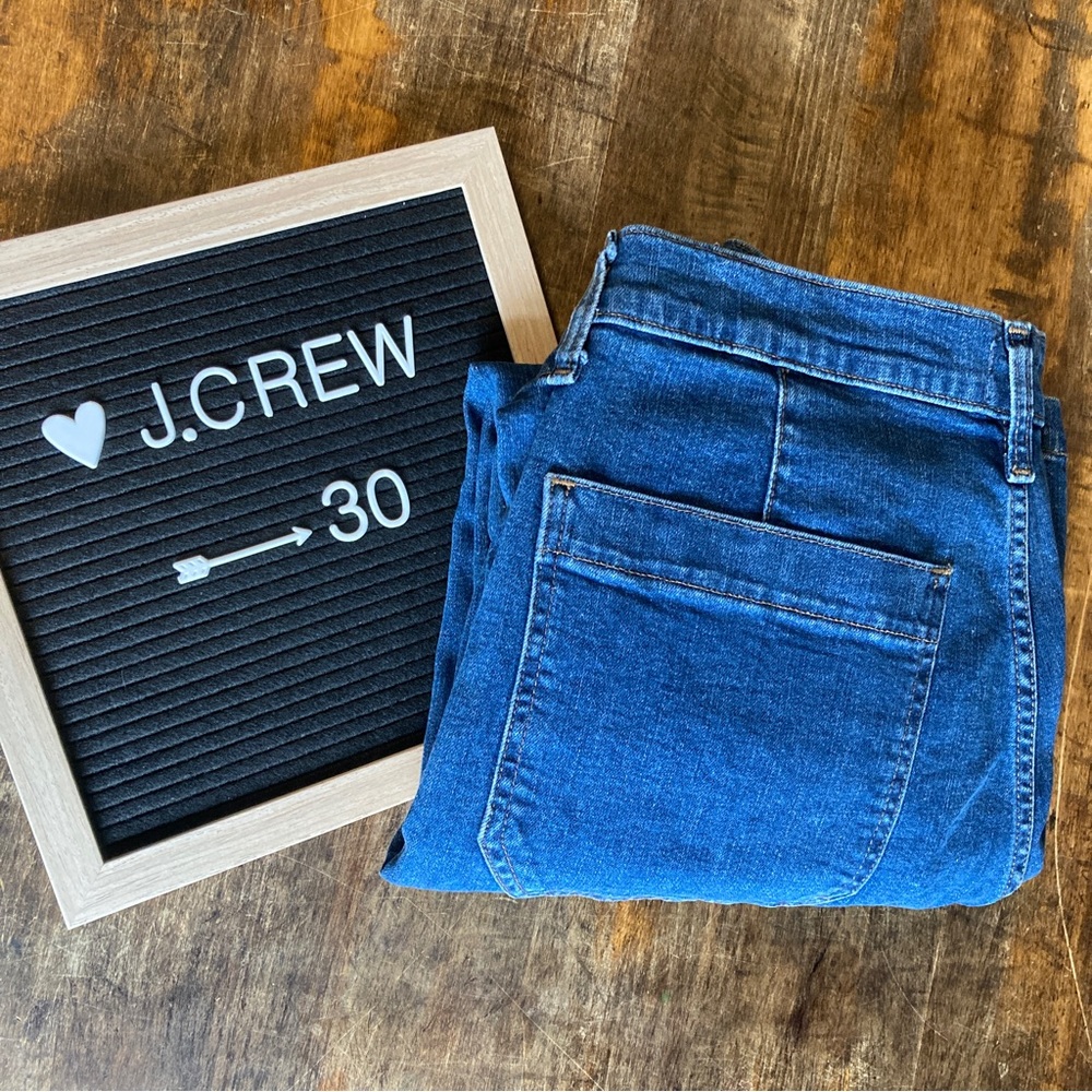 J. Crew Women's Cropped Ankle Jeans in Indigo